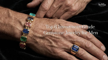 Investment grade gemstone jewelry for men