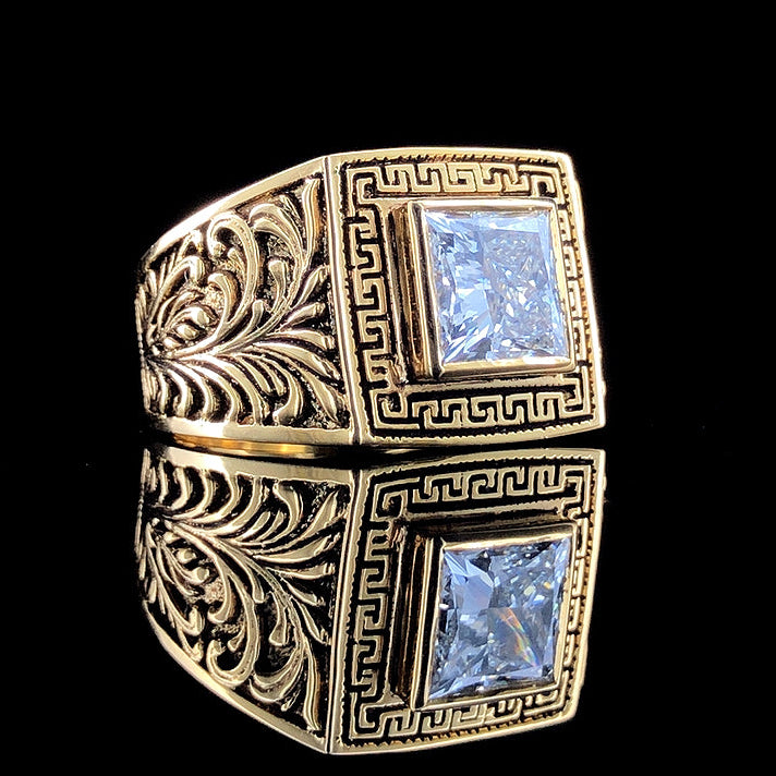 AviNika Jewelry emperor's code Ring 18k solid gold
