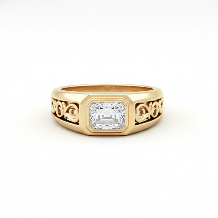 Avi's Wedding Band by AviNika Jewelry