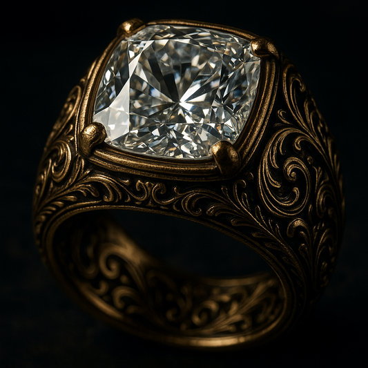 Maharaja's Legacy Cushion Diamond Ring