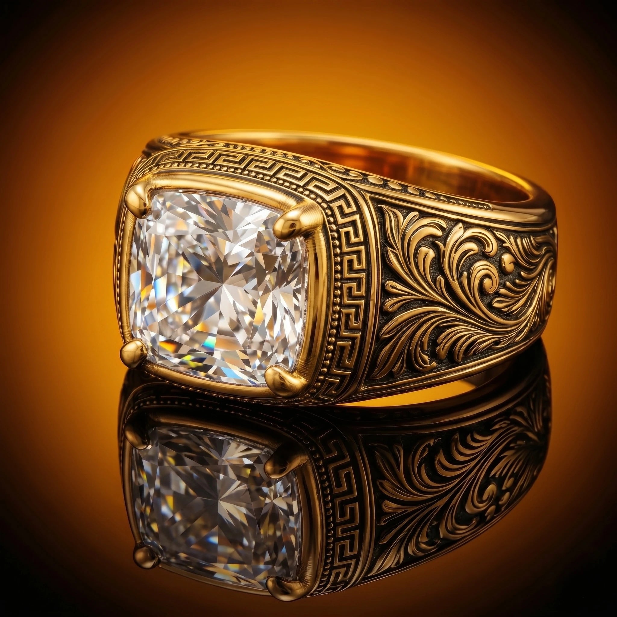 Athens Lab Diamond Ring