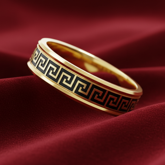 The Meander 14k 4mm Band