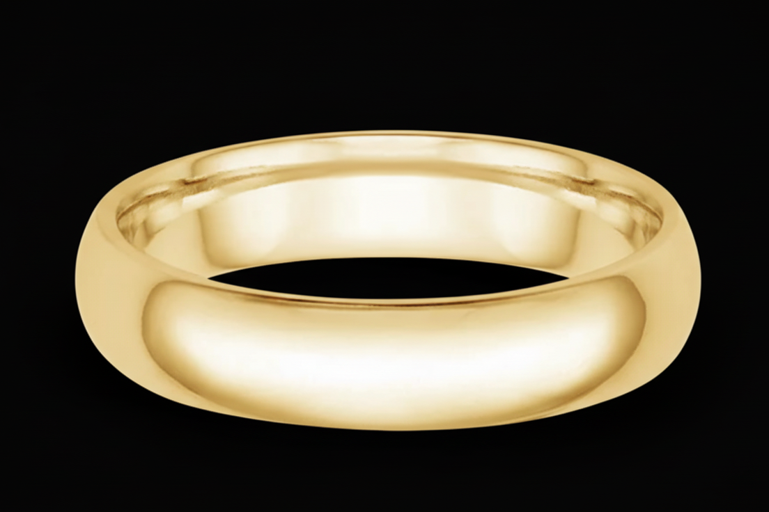 Gold Wedding band 