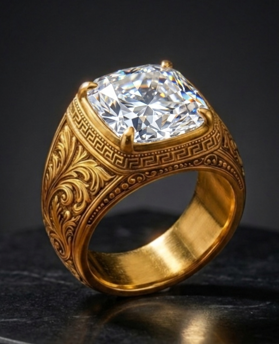 Athens Lab Diamond Ring
